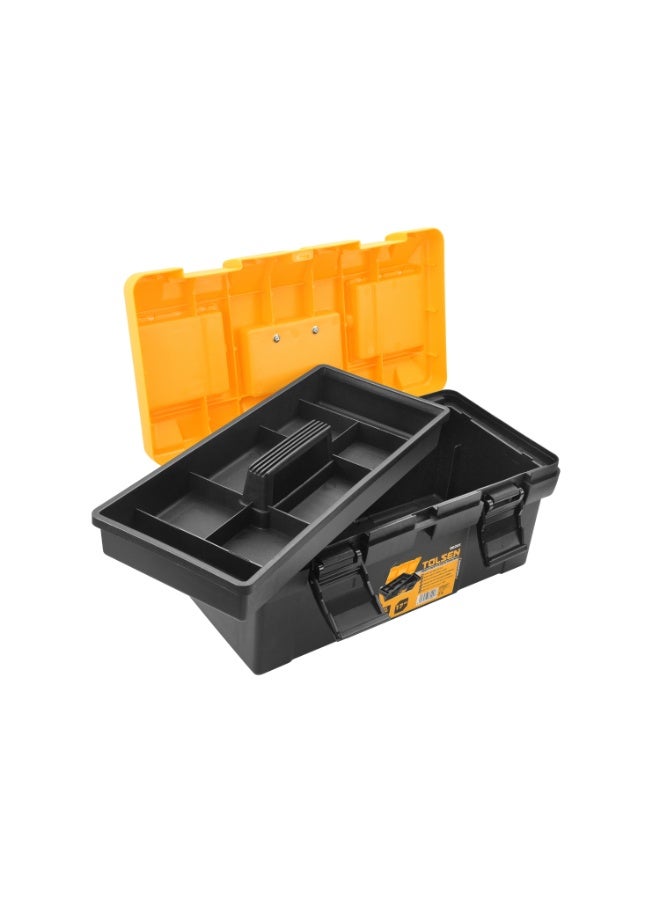 Tolsen 80201 Heavy Duty Plastic Tool Box | Durable Portable Toolbox for Home & Professional Use - Image 4